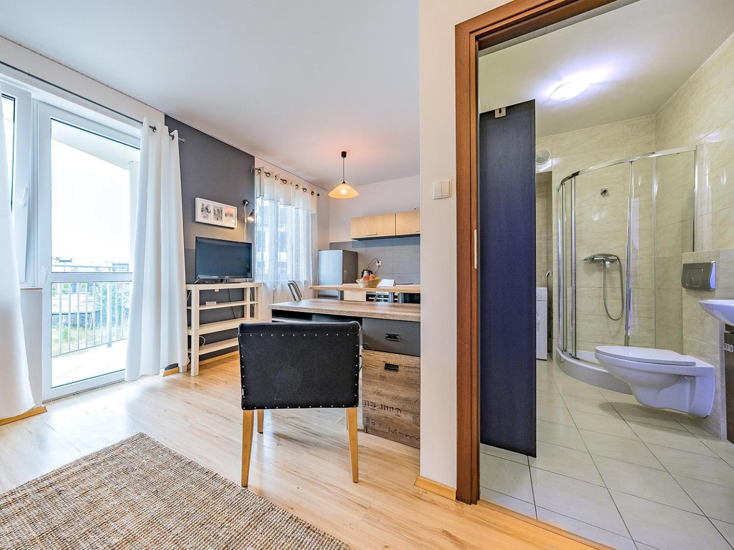 Apartament Z Balkonem I Bezplatnym Parkingiem Gdansk Bagian luar foto